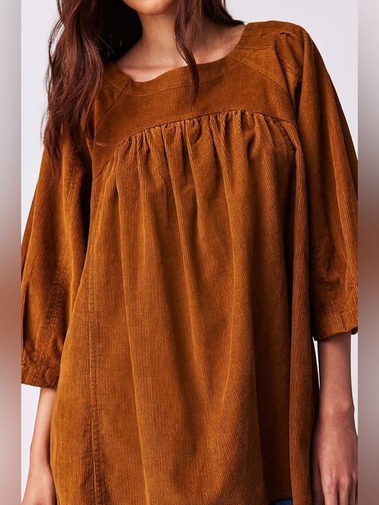 Free People Tops - Free People "Memories of You" Corduroy Oversized